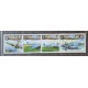 AVIONES MILITARES GIBRALTAR SERIE COMPLETA DE ESTAMPILLAS NUEVAS MINT ALTO FACIAL